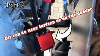 Turbo oil return leak update ram hemi part 2