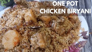 One Pot Chicken Biryani | Easy Biryani Recipe For Begginers | How To Make One Pot Chicken Biryani