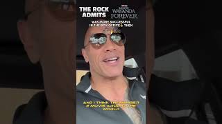 The Rock Admits Black Panther WAKANDA Forever was better 👀 #therock #blackpanther #marvel #shorts