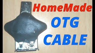 HOW TO MAKE OTG CABLE(Homemade DIY) [2018] [100% working]