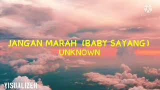 UNKNOWN - "Jangan Marah (Baby Sayang)" Lyrics