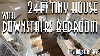 24ft Tiny House With a Downstairs Bedroom and 2 Sleeping Lofts