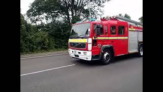 Double Pump Turnout-Whitehill reserve pump+Cheadle's pump Greater Manchester Fire and Rescue Service