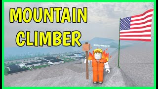 How to get MOUNTAIN CLIMBER Badge in BLOXFLIP PRISON Roblox