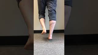 Single leg heel raises