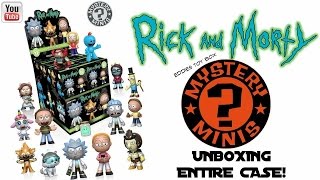 Unboxing an ENTIRE CASE of Funko Rick and Morty Mystery Minis!