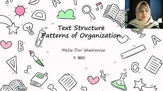 Topic 11 Text structure // Melia Dwi Khairunisa