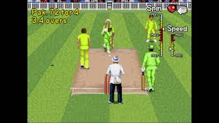 Pak Vs Aus - Brain Lara Cricket '96 - Sega Genesis Gameplay