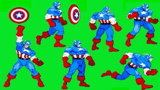 Captain America Mugen KOF - The Best Gameplay Yet!