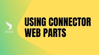 How to Use Connector Web Parts in SharePoint Online - Tutorial