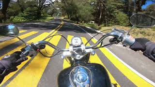 Riding my Honda Shadow ace 99 video 2