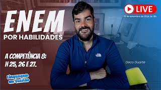 🚀 ENEM por habilidades - A competência 8: habilidades 25, 26 e 27.