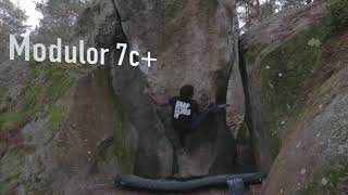 Modulor 7C+ Fontainebleau escalade Outdoor  Mika Mawem