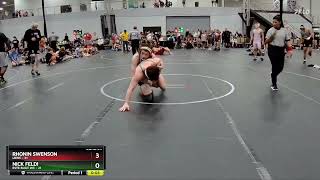 Fight 2 - 165 lbs Rhonin Swenson, LBWC vs Nick Feldi, Este Built WC Columbus Day Duals