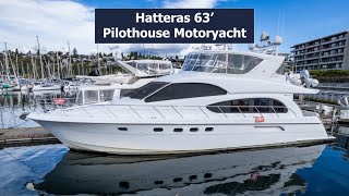 2001 Hatteras 63' Raised Pilothouse Motoryacht - For Sale in Seattle, WA