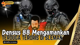 Densus 88 Mengamankan Terduga Teroris di Sleman