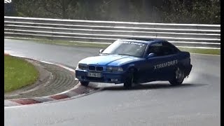 Big BMW E36 Drifts at Nürburgring Nordschleife