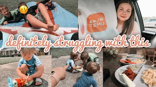 Something I've Been Struggling With.. | Temu Haul + Summer DITL with THREE KIDS