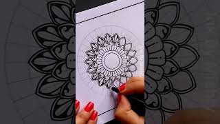 Mandala art | round mandala art | Mandala art for beginners | shorts | youtube shorts