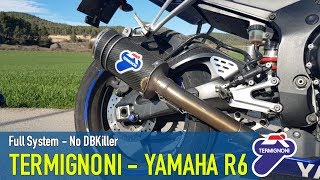 YAMAHA R6 - TERMIGNONI SOUND // JG RIDER Motovlogs! #80