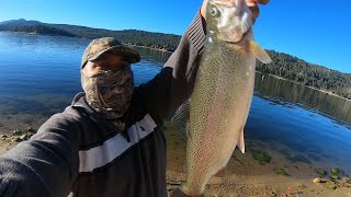 Big Bear lake..domingo de pesca de truchas..