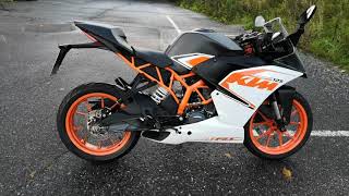 KTM RC 125 2016 walkaround and soundcheck