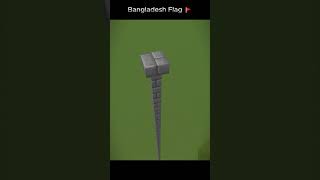 Bangladesh Flag🏳️ in Minecraft #bangladesh #bangladeshflag #shorts #gaming #viral