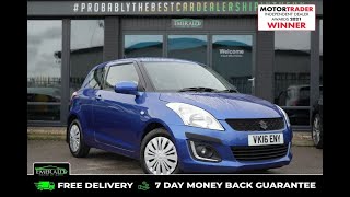 2016 16 SUZUKI SWIFT 1.2 SZ2 3D 94 BHP/VK16 ENY