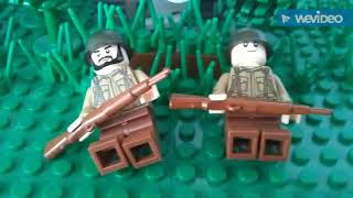 Lego WW2 stop motion 101st destroy artillery