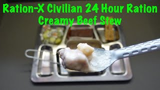 Ration-X Civilian 24 Hour Ration - Creamy Beef Stew