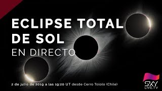 El próximo 2 de julio: ECLIPSE TOTAL DE SOL en directo desde Cerro Tololo