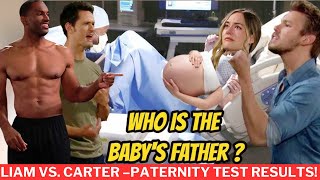 "Who’s the Daddy? 🤔 Hope's Shocking Pregnancy Revelation: Liam vs. Carter – Paternity Test Results!"