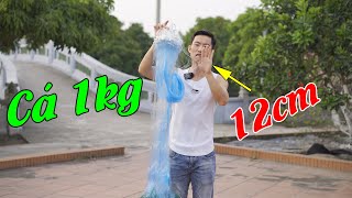 Video số 194 | Lưới đánh cá KHỦNG Từ 1kg, Cao 1m2 x 90m x 12cm sợi 0.25 cực khỏe