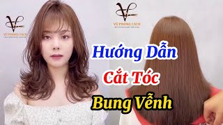 Hướng Dẫn Cắt Tóc Bung Vễnh,Đăng Ký Kênh( Học Nghề Tóc )Để Xem Nhiều Video Hơn #HocNgheToc