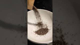 POURING ORGANIC CHIA SEEDS 🙂 | ASMR #shorts #satisfying #asmr