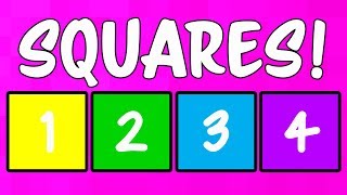 Square Song for Kids - Learning the Shape Square - Shape Song for Preschool - Learn Shapes