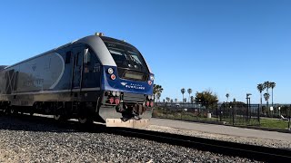 Amtrak Surfliner 777 @ Ash Road Train crossing 4-9-2024