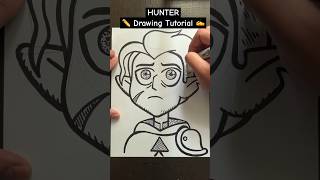 Everyone Can Draw! - HUNTER ✍️ Drawing Tutorial 😀✏️ #hunterowlhouse #goldenguard #theowlhouse #toh