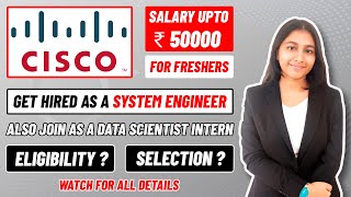 Cisco Hiring | Latest Off Campus Update 2021/22 | Roles, Eligibility, Stipend?