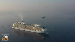 Anthem of the Seas cruise ship in Limassol Cyprus