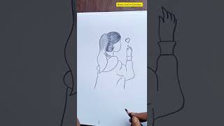 How to draw a girl|Easy drawing|#shorts #ytshorts