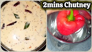 இட்லி தோசைக்கு 2  நிமிஷத்துல 2 விதமான சட்னி | 2 mins Chutney | Nisa Kitchen