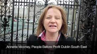 Annette Mooney People Before Profit/ULA candidate for Dublin South East