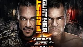 Summer Slam 2024 FULL MATCH - Damian Priest vs Gunther