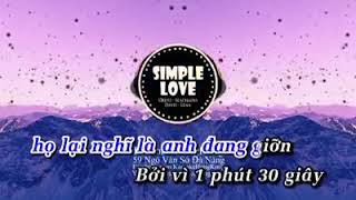 Simple love Karaoke Remix ( có lời)