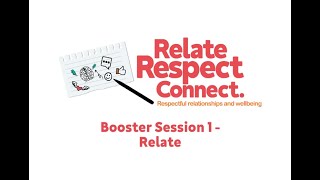 Relate Respect Connect - Booster Session 1 - Relate