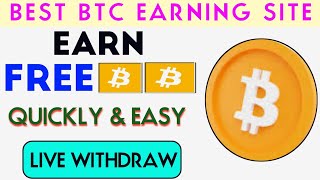 Quick and Earn | Free Btc earning site 2023 | high paying faucet