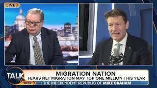 “The Country Is FULL” Richard Tice Reacts To Projected Net Migration Figures Which Could Top One Mil