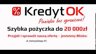 Kredyt OK - Bezpieczna pozyczka do 20 000 - Zapraszamy 601 500 500