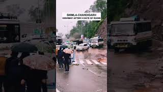 CHANDIGARH- SHIMLA  HIGHWAY AFTER 3DAYS Of  RAINs #video #viralshort